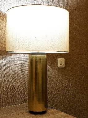Brass Pillar  Table Lamp